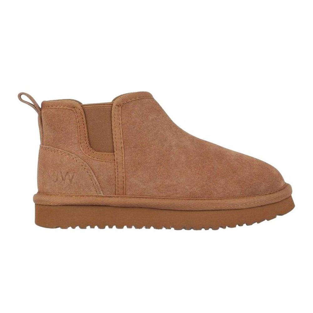 Jack Wills Childrens/Kids Suede Slip-on Block Heel Chelsea Boots / Tan